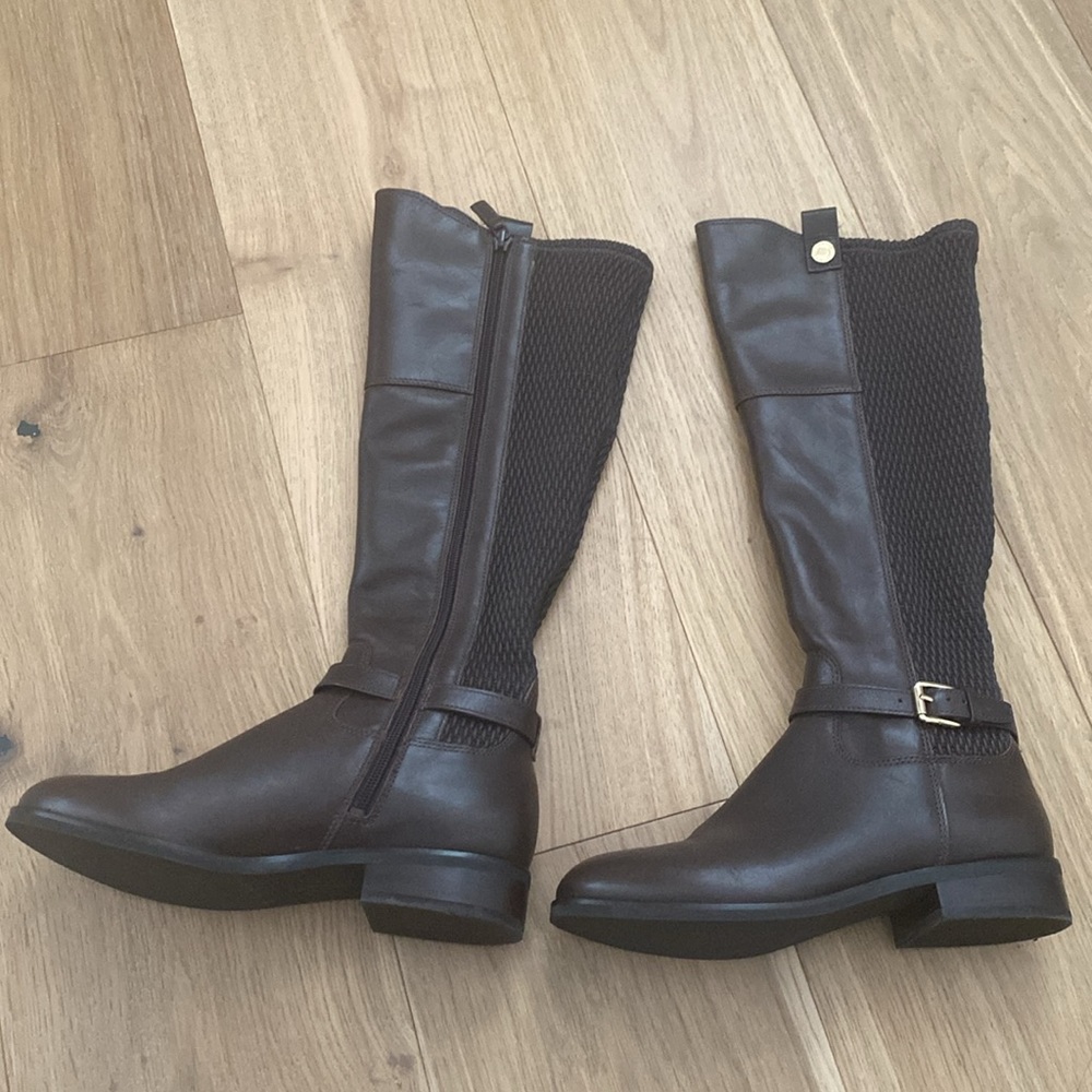 COLE HANN Galina Riding Boot Size 6 Color Java LTHR - Picture 3 of 10